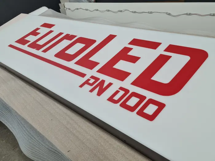 Light box panel EuroLED PN doo u radionici, pred isporuku