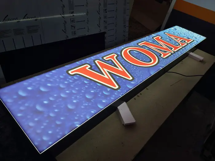 Light box panel WOMA sa štampanom grafikom